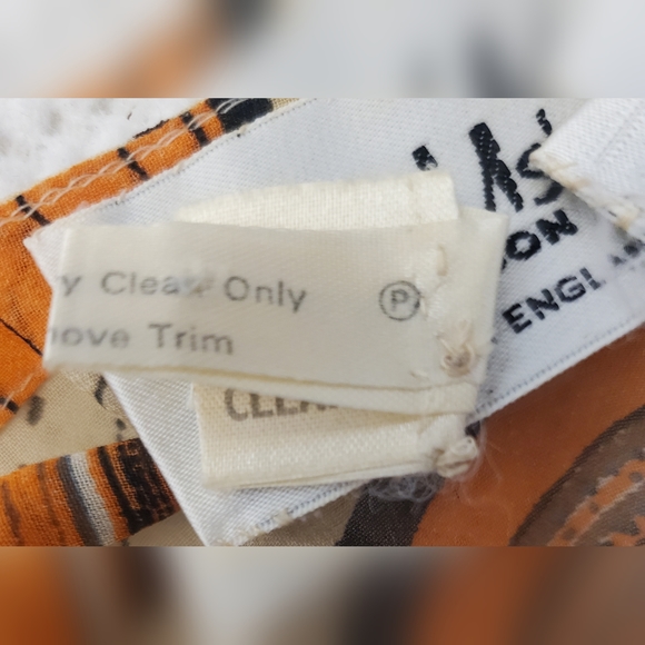 Frank Usher London Vintage 1970s Sheer Maxi Dress Womens Size 38 - Picture 11 of 12